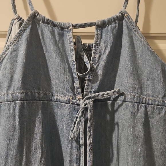 We The Free Blue Wide Leg Jumpsuit - Picture 4 of 8